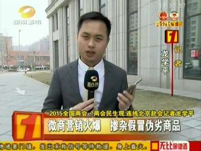 2015全国两会 两会民生观：连接北京赴会记者龙学平