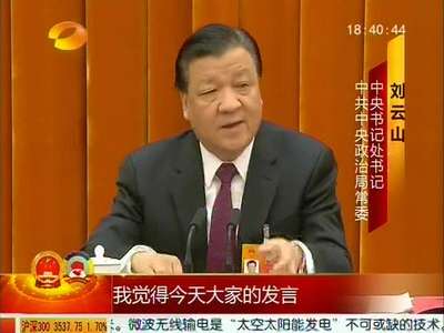 刘云山参加湖南代表团审议时强调 严明党的政治纪律和政治规矩 营造良好的政治生态