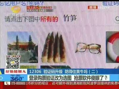 12306验证码升级 防得住黄牛吗？