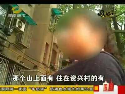 长沙岳麓山景区东南山腰违建墓园