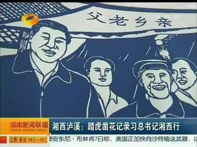 湘西泸溪：踏虎凿花记录习总书记湘西行