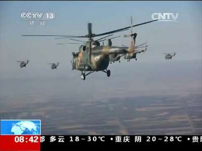 [视频]沈阳军区：多型武装直升机跨昼夜实弹射击