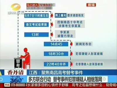 聚焦南昌高考替考事件 高考替考为何拘禁不绝？