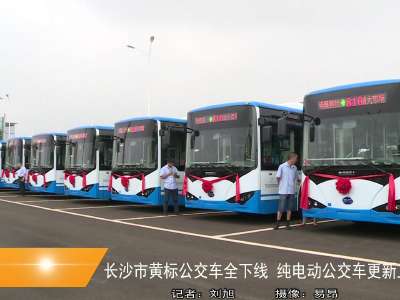 长沙市黄标公交车全下线 纯电动公交车更新上线