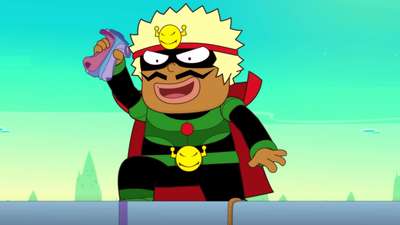 开心超人联盟之超时空保卫战中大大怪过去埋的炸弹是被未来的超人们毁