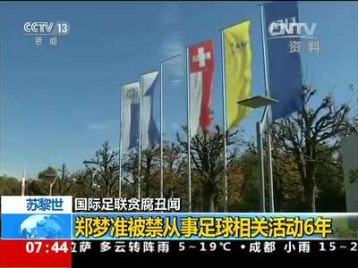 [视频]瑞士：国际足联对布拉特等官员停职90天