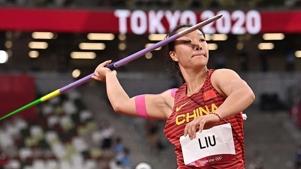 刘诗颖66.34米获女子标枪金牌