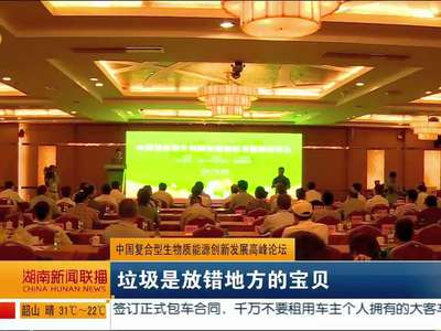 中国复合型生物质能源创新发展高峰论坛