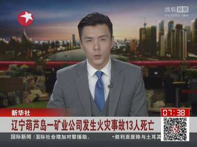 [视频]葫芦岛一矿业公司发生火灾事故13人死亡