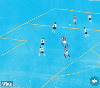 gif图回顾欧洲杯经典进球 伊布天钩巴斯滕零度角