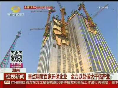 重点调度百家环保企业 全力以赴做大千亿企业