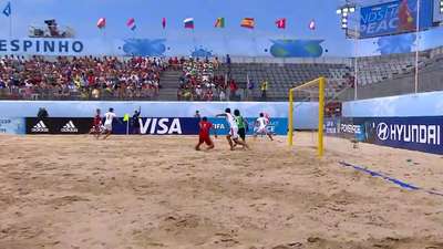 西班牙沙滩足球队VS伊朗沙滩足球队_沙滩足球