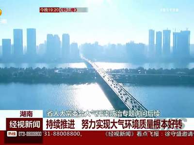 省人大常委会大气污染防治专题询问后续