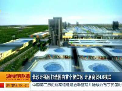 长沙开福区打造国内首个智贸区 开启商贸4.0模式