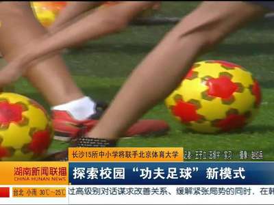 探索校园“功夫足球”新模式