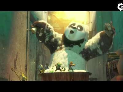 [视频]功夫熊猫3国际版预告 阿宝变身呆萌鲜师