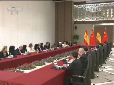 [视频]习近平会见西班牙首相