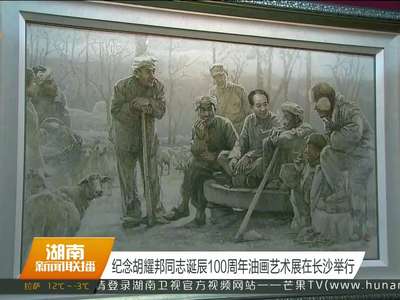 纪念胡耀邦同志诞辰100周年油画艺术展在长沙举行