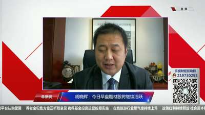 胡晓辉:早盘题材股活跃 万科a或再成焦点?20151218财经_手机乐视视频