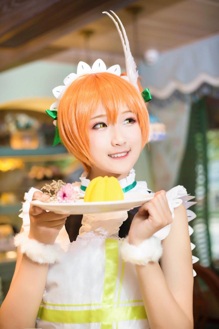 lovelive!星空凛女仆 cosplay
