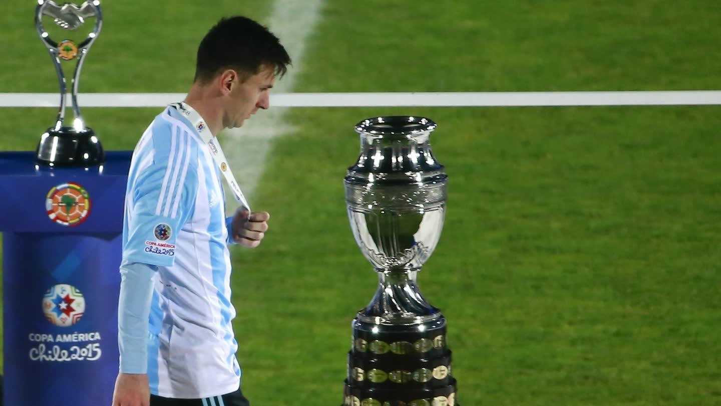 2015年美洲杯决赛 梅西无力回天阿根廷错失荣耀