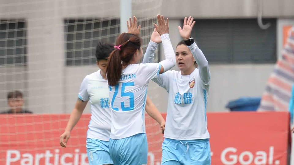 权健女足VS天津汇森女足_2016年中国足球协