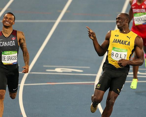 历史上最不认真撞线的运动员 博尔特冲刺很轻