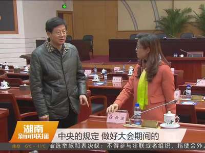 湖南省十二届人大五次会议25号开幕 参会代表团全部向大会报到