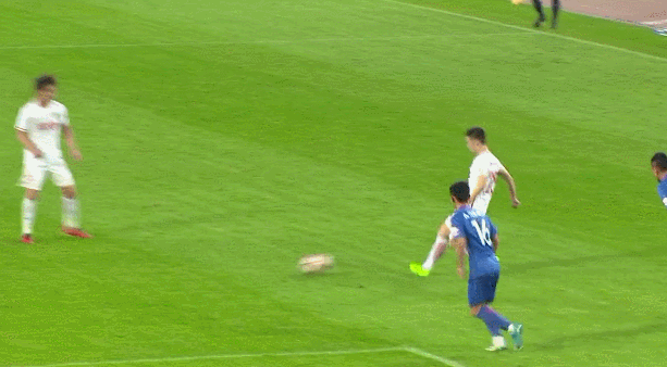 gif-浩克精准传球,埃尔克森再下一城