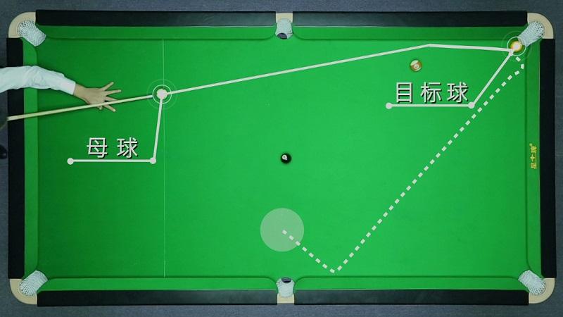 中式台球教学A13题型 中袋顺推杆走位练习-乐视体育