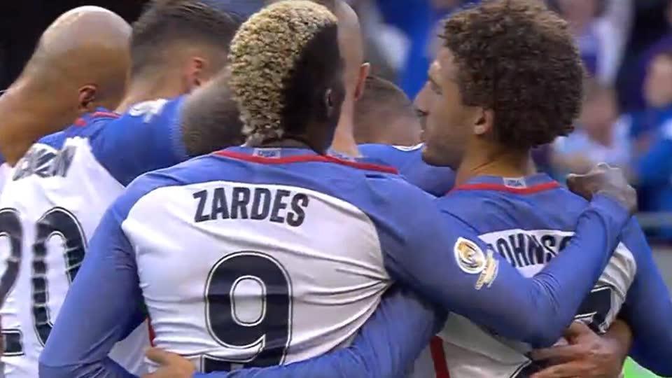 邓普西送小角度助攻 扎尔德斯门前接饼推射破