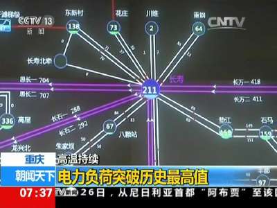[视频]高温持续 重庆：发布高温红色预警 纳凉点市民激增