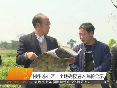 郴州苏仙区：土地确权进入首轮公示