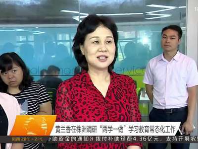 黄兰香在株洲调研“两学一做”学习教育常态化工作