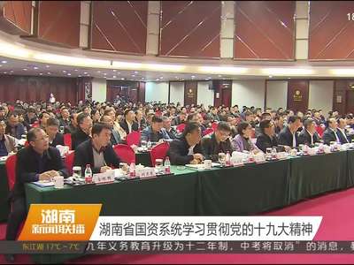 湖南省国资系统学习贯彻党的十九大精神