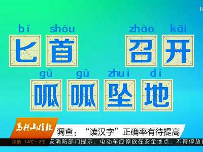 调查：“读汉字”正确率有待提高