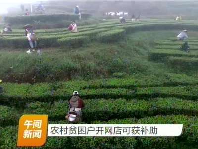 农村贫困户开网店可获补助