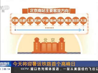 [视频]今天将迎暑运铁路首个高峰日