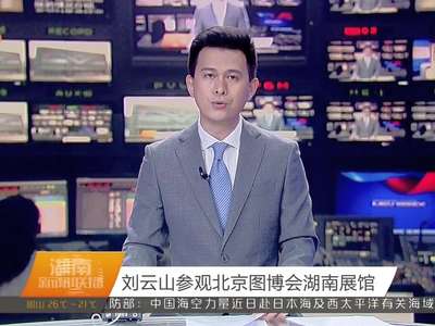 刘云山参观北京图博会湖南展馆