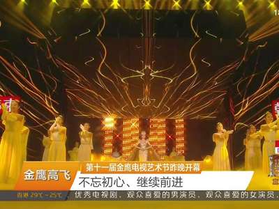 第十一届金鹰电视艺术节昨晚开幕 不忘初心、继续前进