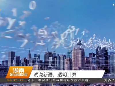 试说新语：透明计算