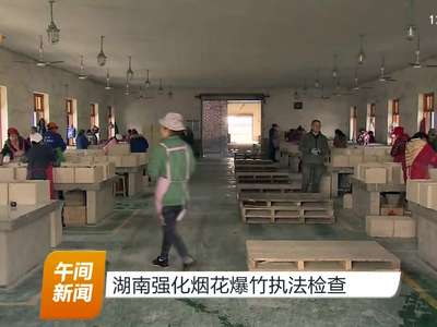 湖南强化烟花爆竹执法检查