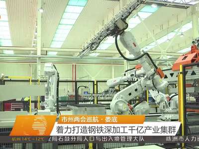 市州两会巡航·娄底：着力打造钢铁深加工千亿产业集群