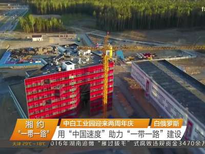 中白工业园迎来两周年庆 用“中国速度”助力“一带一路”建设