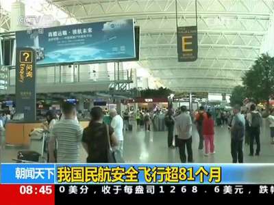 [视频]我国民航安全飞行超81个月