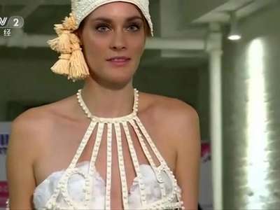 [视频]美国纽约纸巾婚纱大赛精彩上演