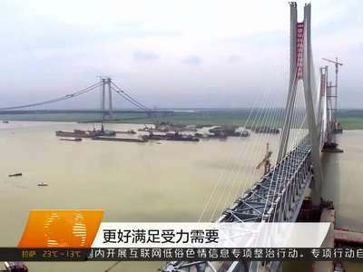 蒙华铁路洞庭湖大桥主体工程完工 中国最大运煤专线2019年建成