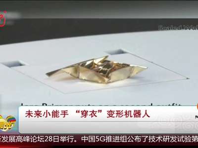 [视频]未来小能手 “穿衣”变形机器人