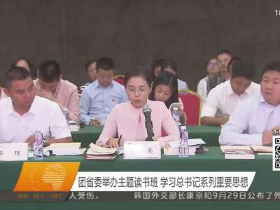 团省委举办主题读书班 学习总书记系列重要思想