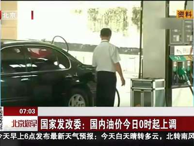 [视频]国家发改委：国内油价今日0时上调